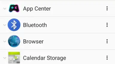 Captura de tela de Activity Launcher 2