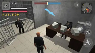 Captura de tela de Police Cop Simulator. Gang War 3