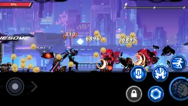 Captura de tela de Cyber Fighters 1