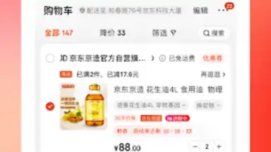 Captura de tela de Jingdong 11