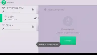 Captura de tela de WifiPass Free Internet 1