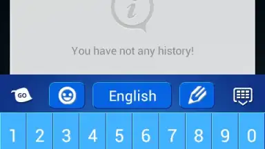 Captura de tela de Blue Keyboard 4