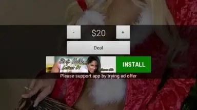 Captura de tela de Sexy Strip Blackjack Christmas 4