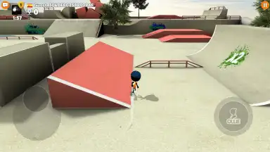 Captura de tela de Stickman Skate Battle 9