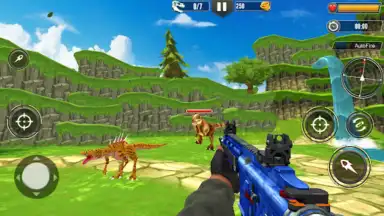 Captura de tela de Dinosaur Hunter 3D Game 2