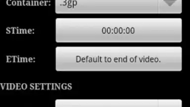 Captura de tela de Video Converter Android 3