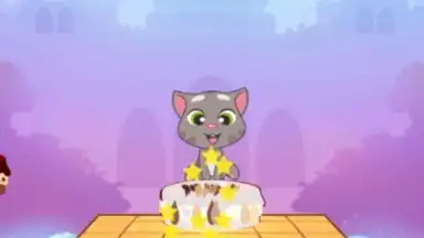 Captura de tela de Talking Tom Cake Jump 2