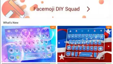 Captura de tela de Facemoji Keyboard 3