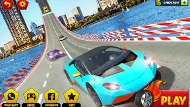 Captura de tela de Impossible GT Car Racing Stunts 2019 17