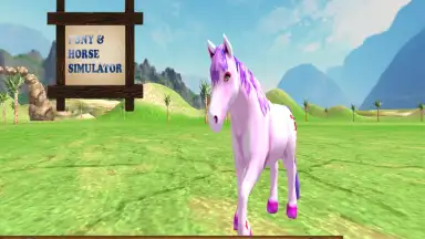 Captura de tela de Pony Horse Simulator Kids 3D 15