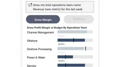 Captura de tela de Microsoft Power BI 3