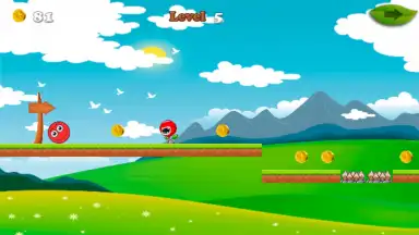 Captura de tela de Red Ball 1 1