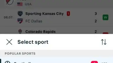 Captura de tela de FlashScore 17