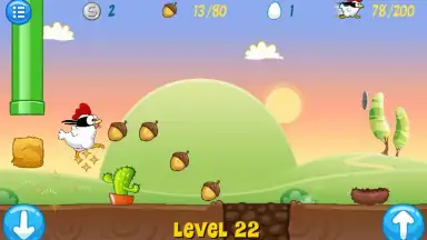 Captura de tela de Ninja Chicken 2