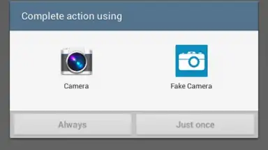 Captura de tela de Fake Camera 4