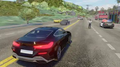 Captura de tela de Car Games highway traffic 9