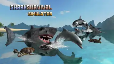 Captura de tela de Great White Shark Survival 6
