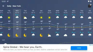 Captura de tela de Weather - Accurate Weather App 1