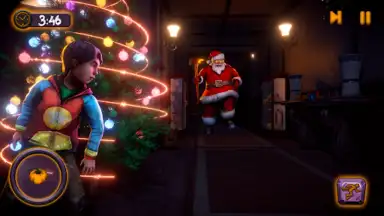 Captura de tela de Scary Santa Horror Escape Game 2
