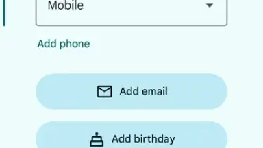 Captura de tela de Google Contacts 1