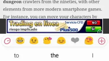 Captura de tela de Swiftmoji Keyboard 1