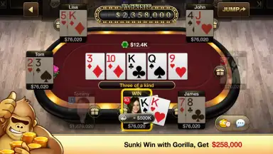 Captura de tela de Gorilla Poker 1