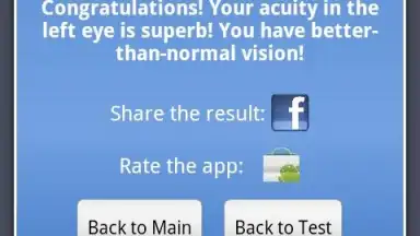 Captura de tela de Eye test 6