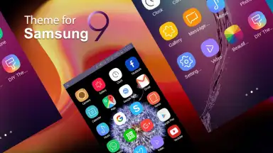 Captura de tela de Samsung S9 Launcher - Themes and Wallpaper 5