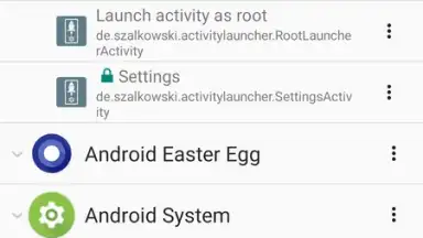 Captura de tela de Activity Launcher 3