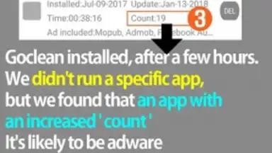 Captura de tela de Goclean: Popup Ad detector 5