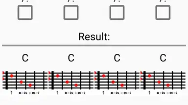 Captura de tela de Chords Transposer Free 1