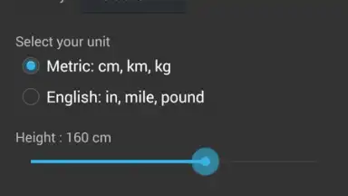 Captura de tela de Accupedo Pedometer 7