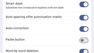 Captura de tela de Yandex Keyboard 5