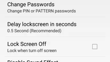 Captura de tela de AppLock Master 4