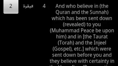 Captura de tela de Holy Quran 1