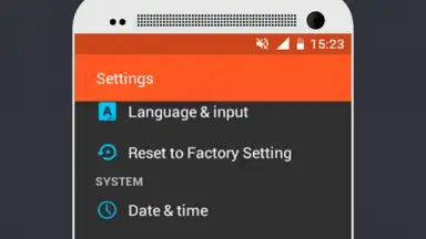 Captura de tela de Material Status Bar 2