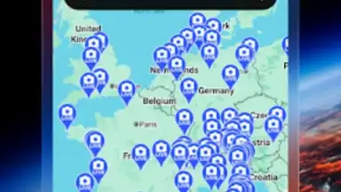 Captura de tela de Live Earth Map & GPS Tracker 4