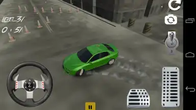Captura de tela de Car Parking Winter 3D 2