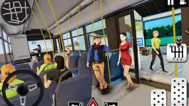 Captura de tela de Coach Bus Driving - Bus Games 3