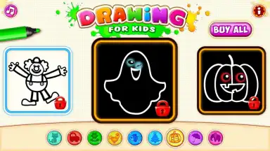 Captura de tela de Drawing for Kids! Coloring Children Games Toddlers 4
