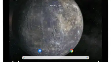 Captura de tela de Moon 3D Live Wallpaper 3