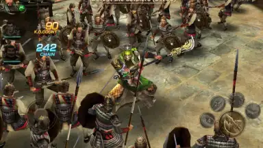 Captura de tela de Dynasty Warriors Unleashed 8