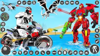 Captura de tela de Dragon Robot Car Transform 4