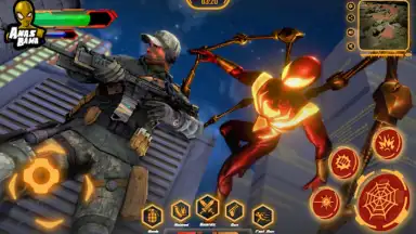 Captura de tela de Iron Super Hero - Spider Games 5