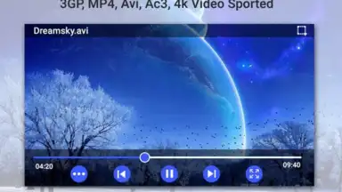 Captura de tela de 3GP MP4 AVI Video Player 4