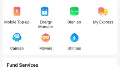 Captura de tela de Alipay 2