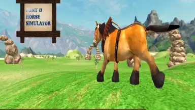 Captura de tela de Pony Horse Simulator Kids 3D 2