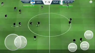 Captura de tela de Stickman Soccer 2018 10
