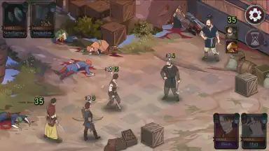 Captura de tela de Ash of Gods: Tactics 3
