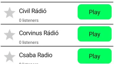 Captura de tela de Hungarian Radio Online 3